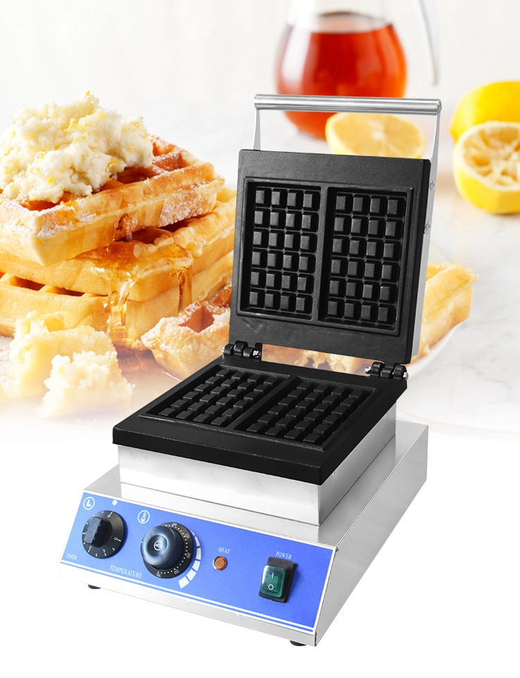 Commercial Electric Square Waffle Baker Waffle Maker (Single plate)