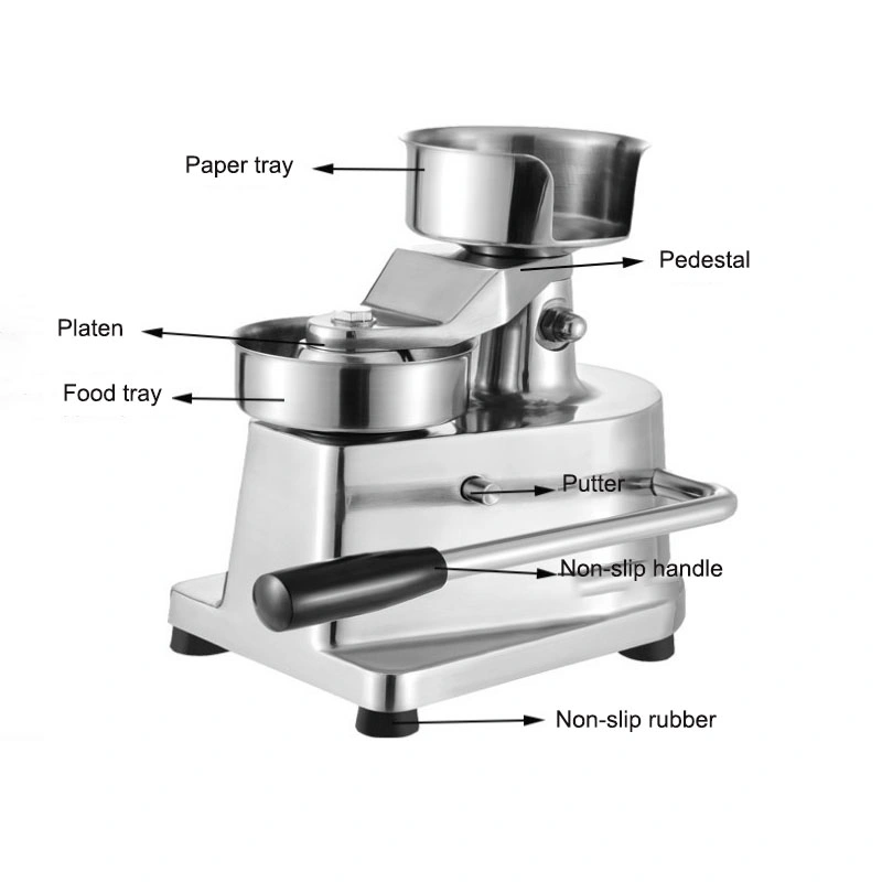 Hamburger Maker Patty Forming Machine Kitchen Appliance 100A 130A 150A Lot Production Price for Trading Company Sale