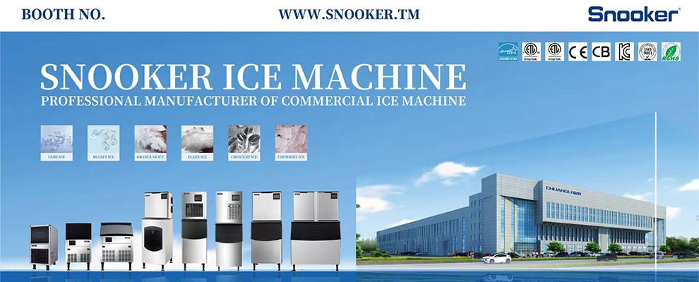 Snooker Sk-500p 227kg/24h with 1240W Power Commercial Use Ice Maker Machine